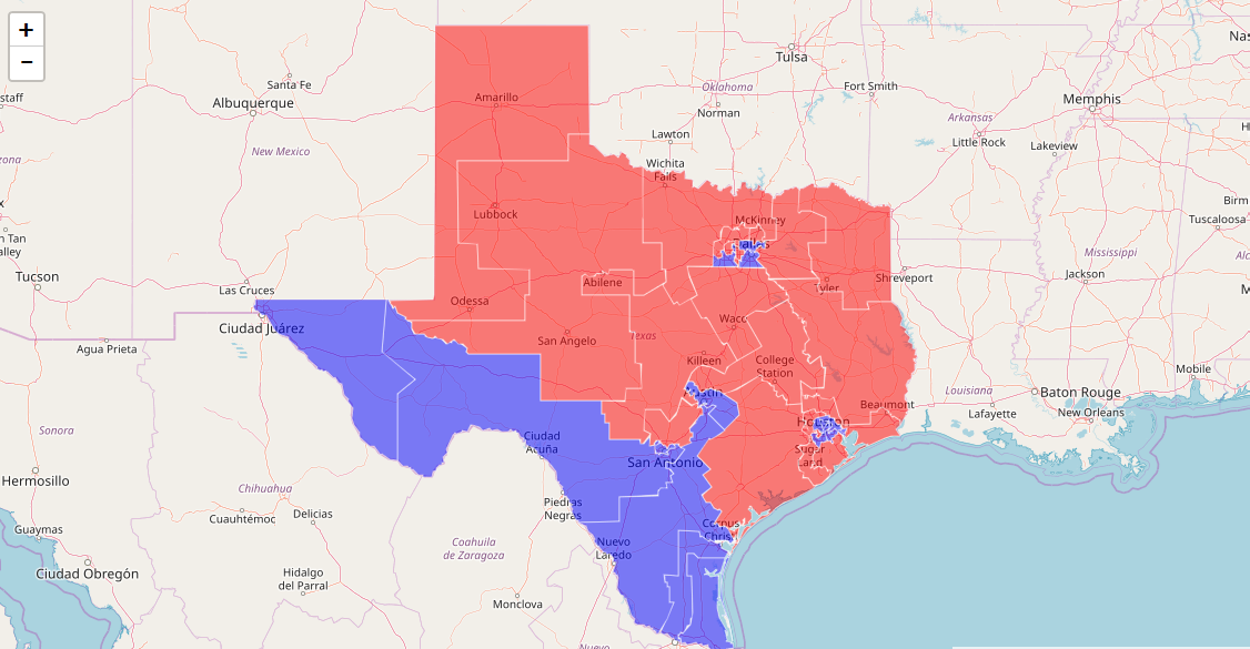 Map of Texas State Senate Districts New Texas Republic