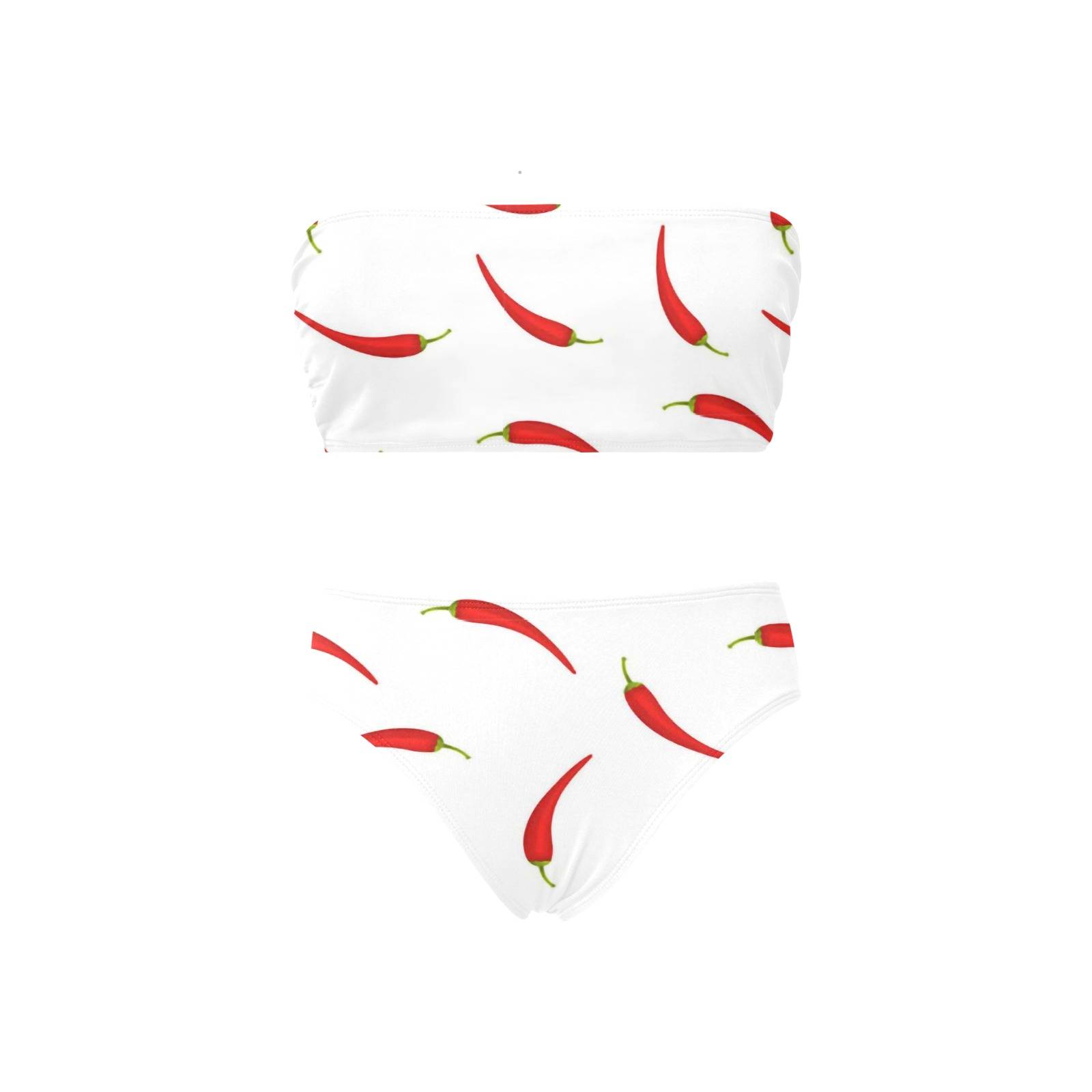 Colorful Red Hot Chile Peppers Bikini