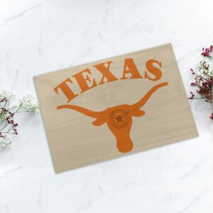 Texas Longhorns Branded Wood Cutting Board - Image 3