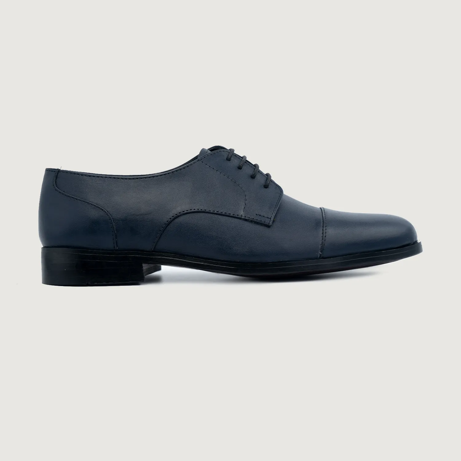 Attorney Derby Midnight Blue Leather Shoes