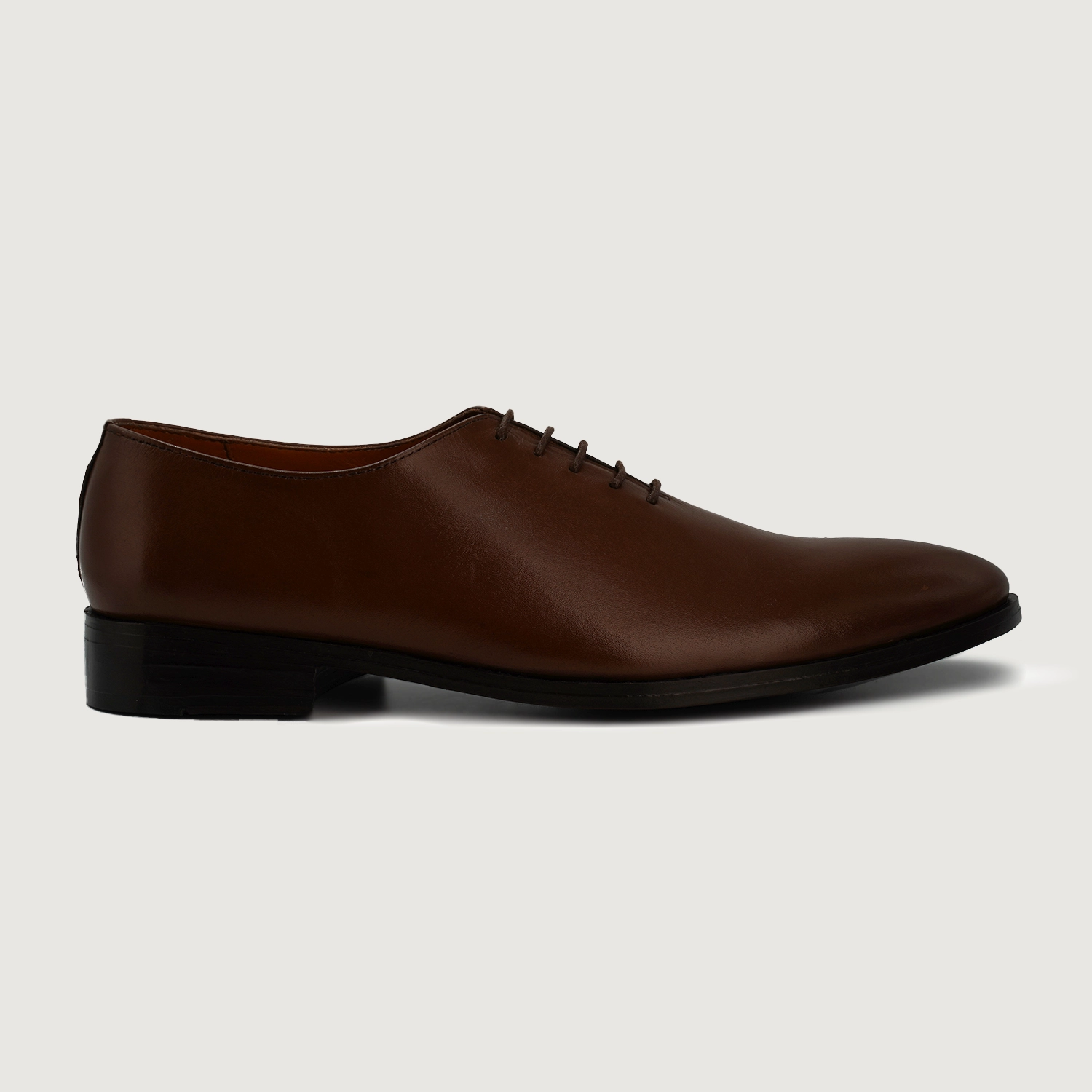 Director Wholecut Brown Leather Shoes