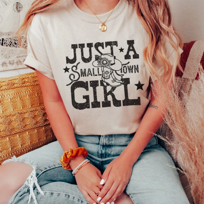 Small Town Girl Vintage Cowgirl T-shirts