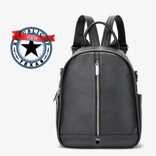 New Texas Republic Leather Laptop Backpack Travel Bag