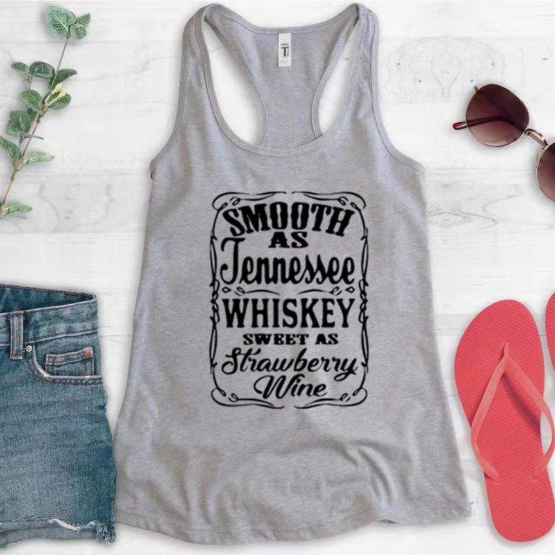 Smooth-As-Tennessee-Whiskey-Sweet-As-Strawberry-Wine-Tank-Top-Country-Music-Racerback-Tank-Women-Whiskey-3