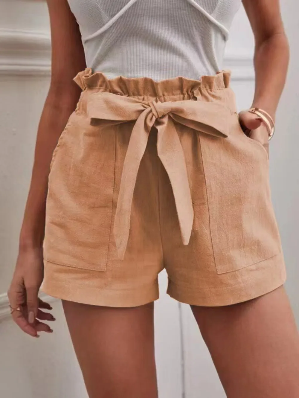 Summer-women-s-loose-linen-casual-shorts-with-pockets-solid-color-high-waisted-wide-leg-pants-1