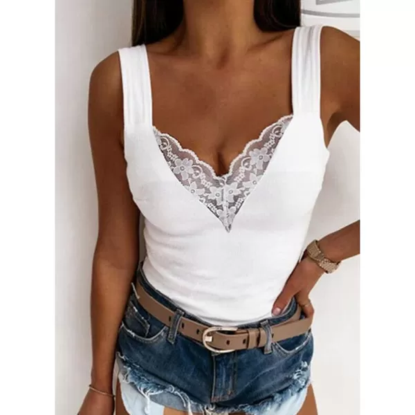 Sexy Lace Sleeveless Pullover Tank Top