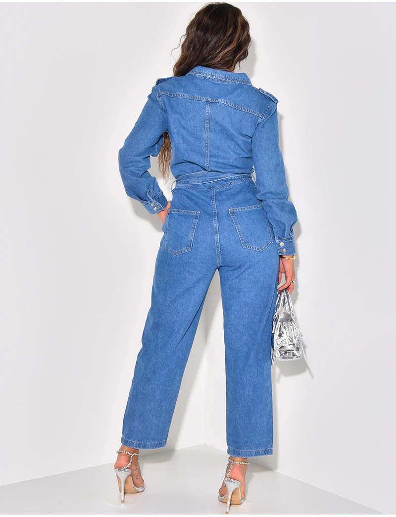 Denim-Stretch-Romper-Sexy-Women-Turn-Down-Collar-Elegant-Blue-Jeans-Straight-Jumpsuit-Overalls-1