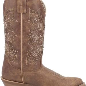 Laredo Brown Journee Women's 11 inch R Toe Western Boots 51191 - Image 4