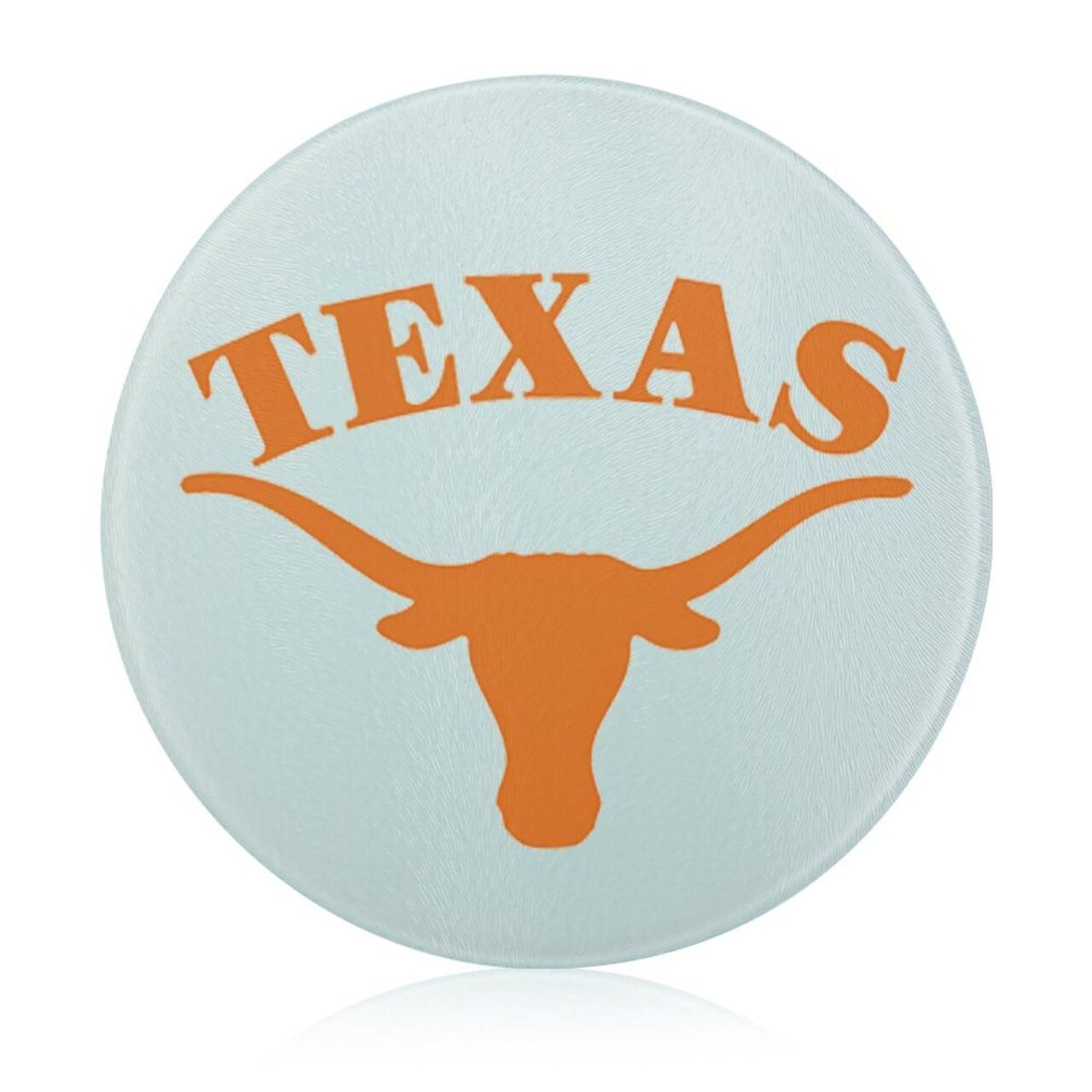Texas Longhorn Glass Cutting Board