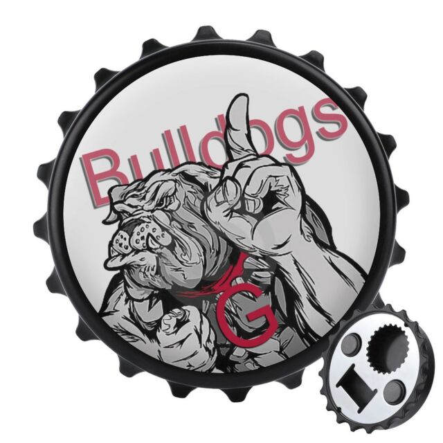 Number 1 Bulldogs Bottle Opener & Fridge Magnet