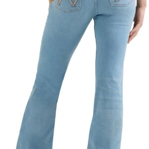 Wrangler Women's Retro Mae Mid Rise Wide Leg Trouser Jeans - Image 4