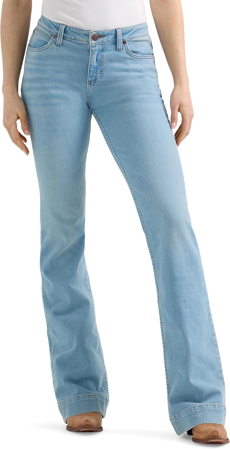 Wrangler mid rise jeans women clearance