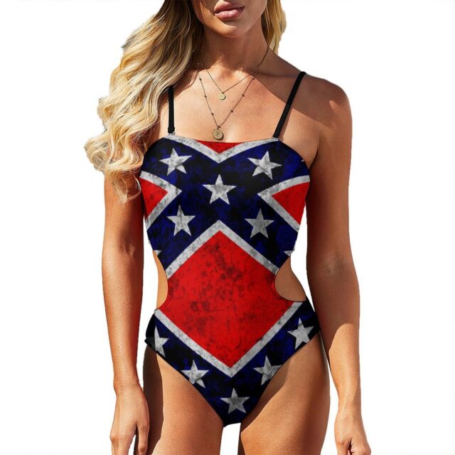 Sweet Southern Belle Cut Out Sides One Piece Swimsuit