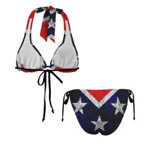 Queen Of The South Halterneck String Bikini Sets - Image 5