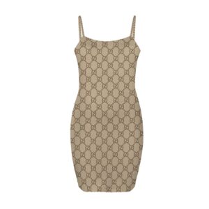 Gold Galore Backless Spaghetti Strap Bodycon Dress - Image 4