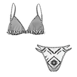 American Native V Neck Triangle Bikini Sets - Image 5