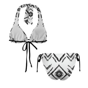 Native American Goddess Halterneck String Bikini Sets - Image 5