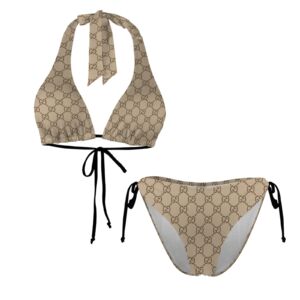 Give Me A Cucci Halterneck String Bikini Sets - Image 4