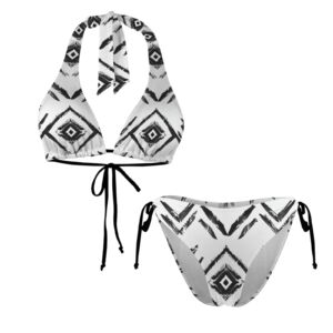 Native American Goddess Halterneck String Bikini Sets - Image 4