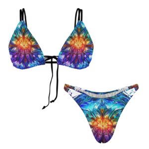 Starburst Blue Angel Women's String Bikini Sets - Image 4