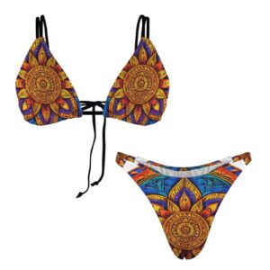 Golden Morning Star Women's String Bikini Sets - Image 4