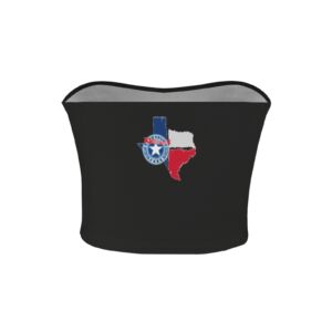 NTR Cowgirl Up Black Basic Backless Tube Crop Top - Image 5