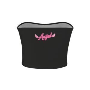 NTR Jesus Pink Glow Basic Backless Tube Crop Top - Image 5