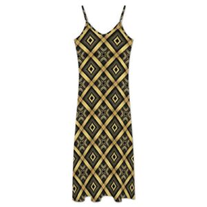 Black Prism Sleeveless Strappy Maxi Dress - Image 3