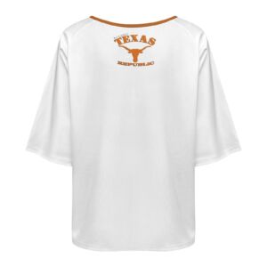 Texas Longhorns Classic Women’s Loose Off-Shoulder T-Shirt - Image 6