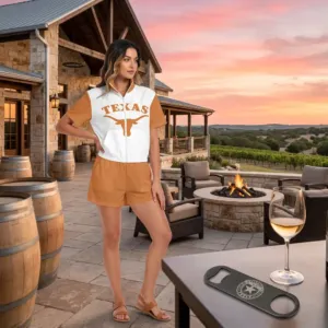 Texas Longhorns Shorts Windbreaker Set - Image 7